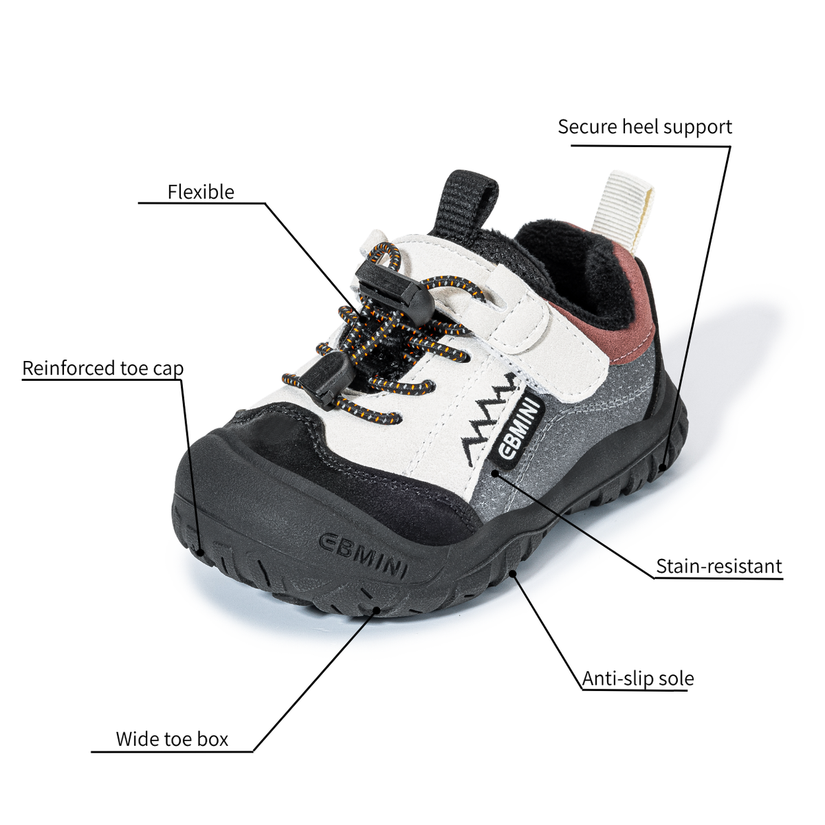 Whim - Barefoot Wide Toe Sneaker - Toddler Boys Girls