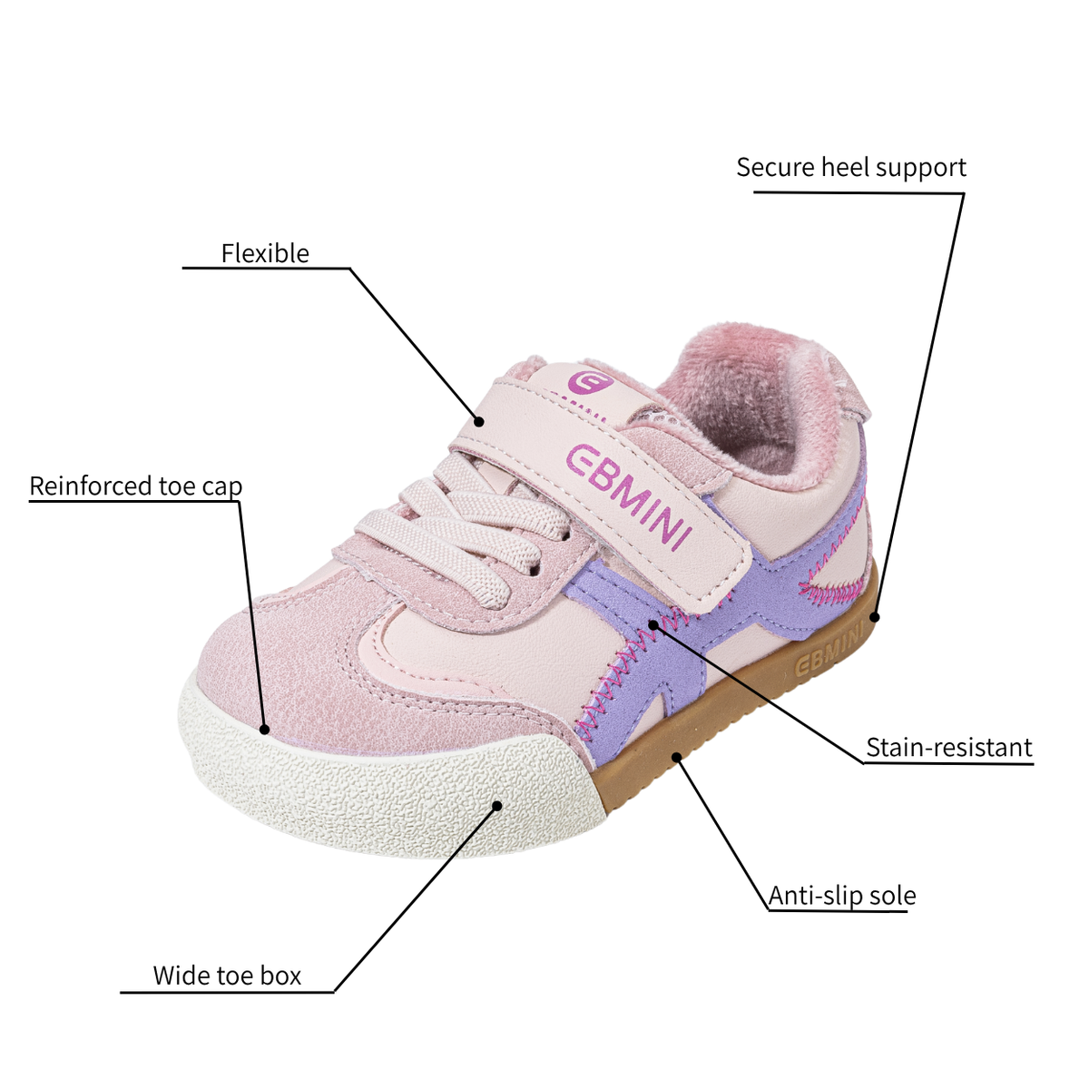 Puffball - Barefoot Wide Toe Sneaker - Toddler Boys Girls
