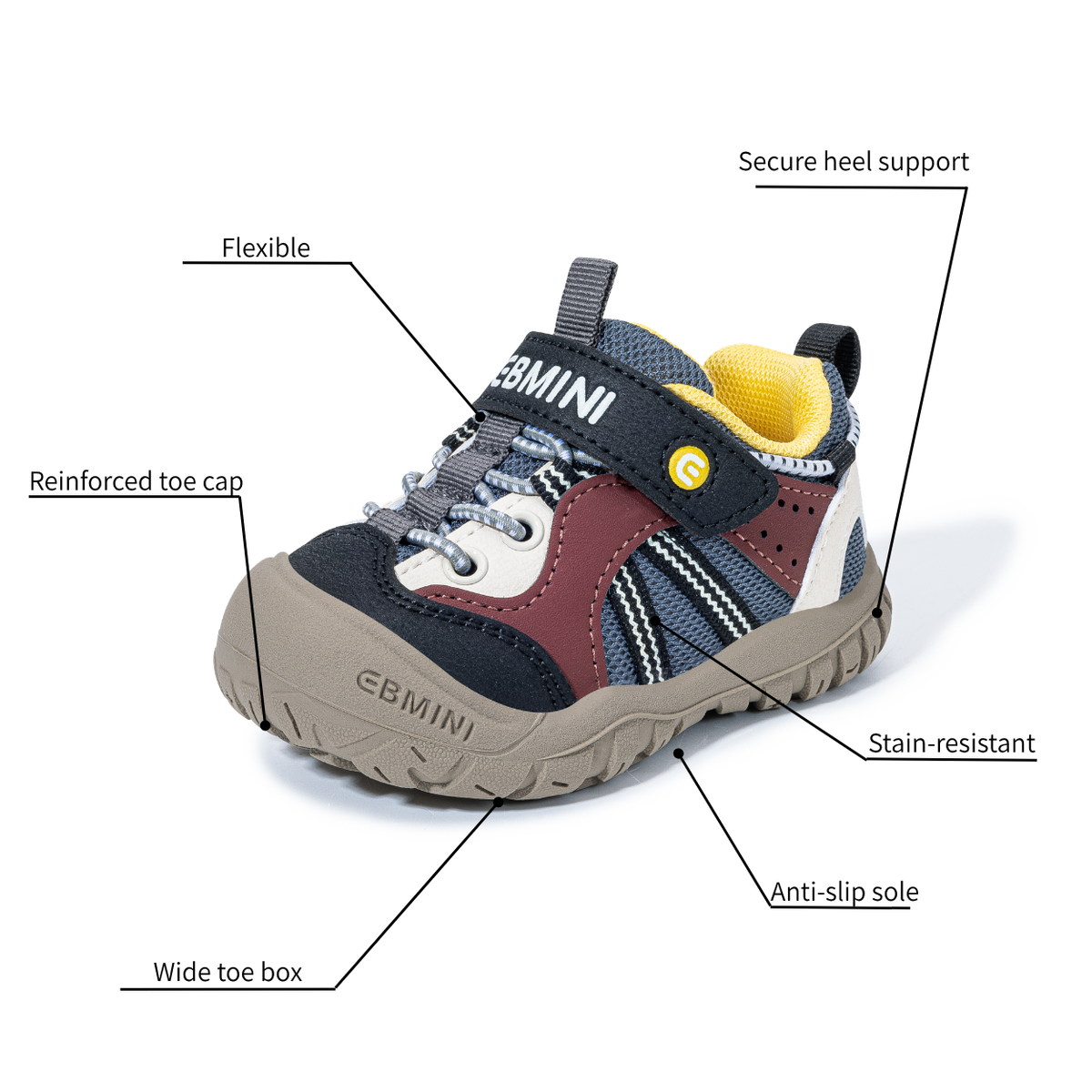 Mistle - Barefoot Wide Toe Sneaker - Toddler Boys Girls