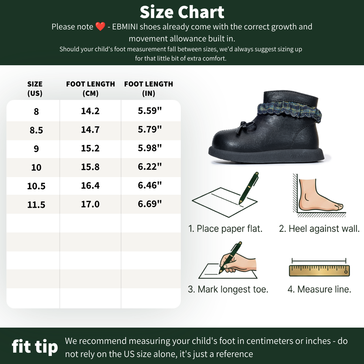 Meadow - Barefoot Ankle Boot Wide Toe - Toddler Girls