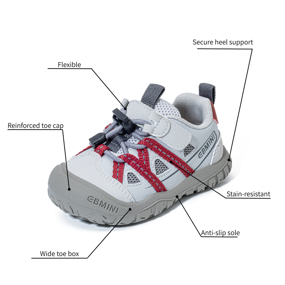 Tumble - Barefoot Wide Toe Sneaker - Toddler Boys Girls