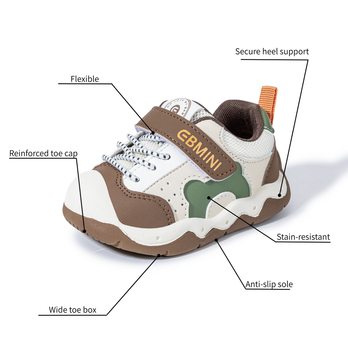 Breeze - Barefoot Wide Toe Sneaker - Toddler Boys Girls