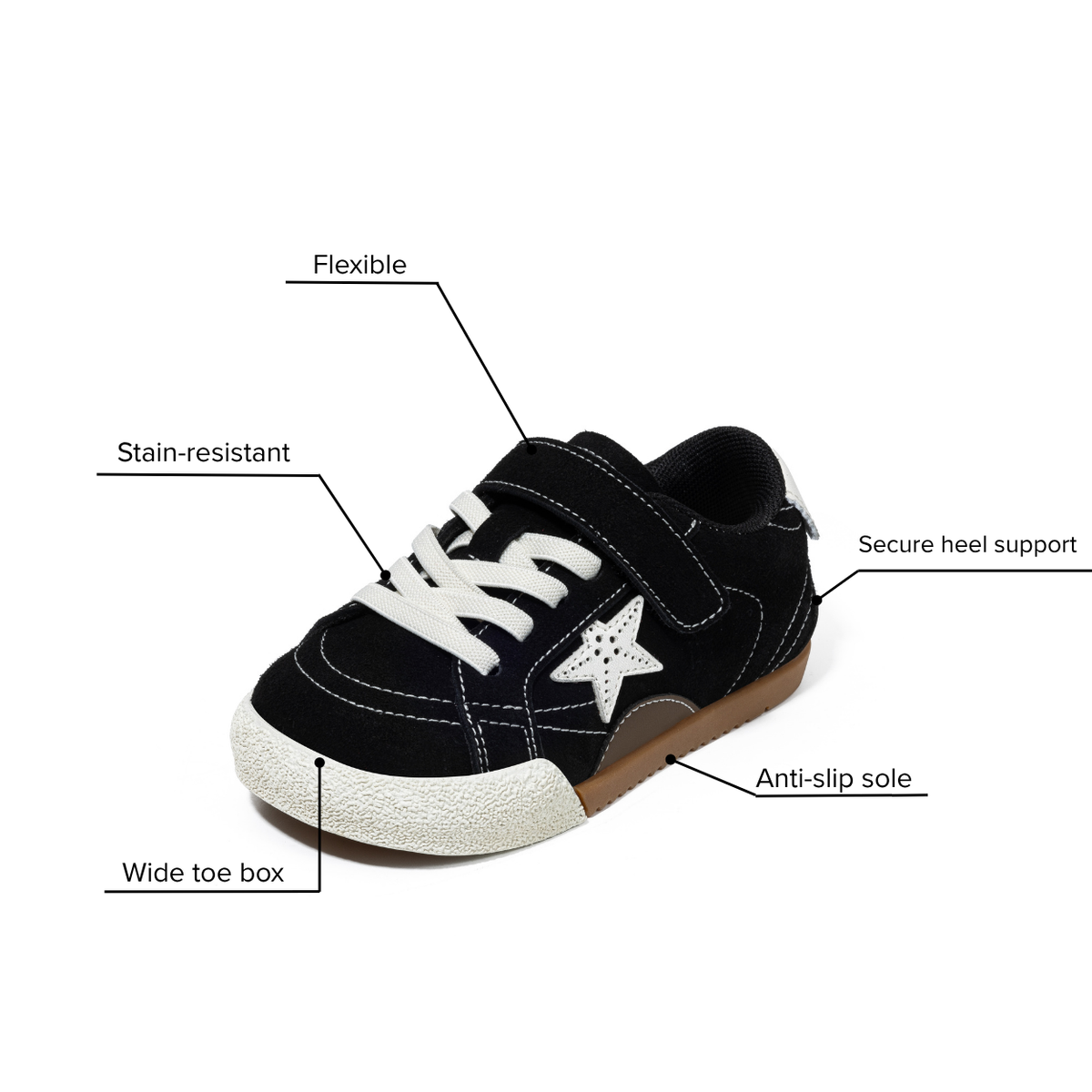 Coral - Barefoot Wide Toe Sneaker - Toddler Boys Girls