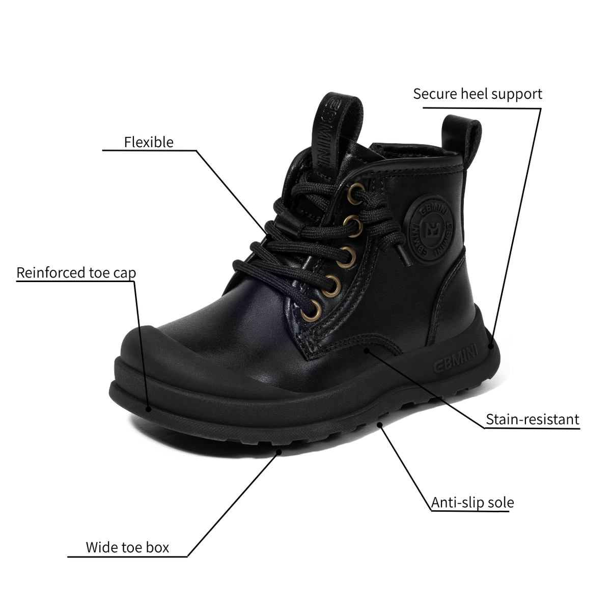 Sweetpea - Barefoot Leather Ankle Boot - Toddler Boys Girls