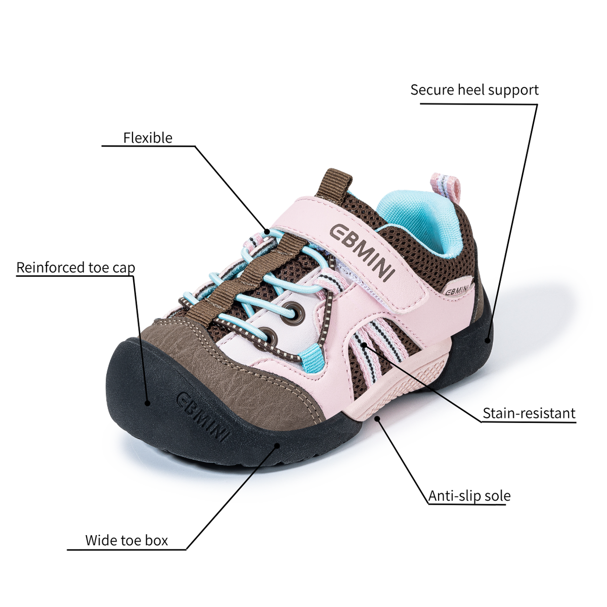 Toffee - Barefoot Wide Toe Sneaker - Toddler Boys Girls