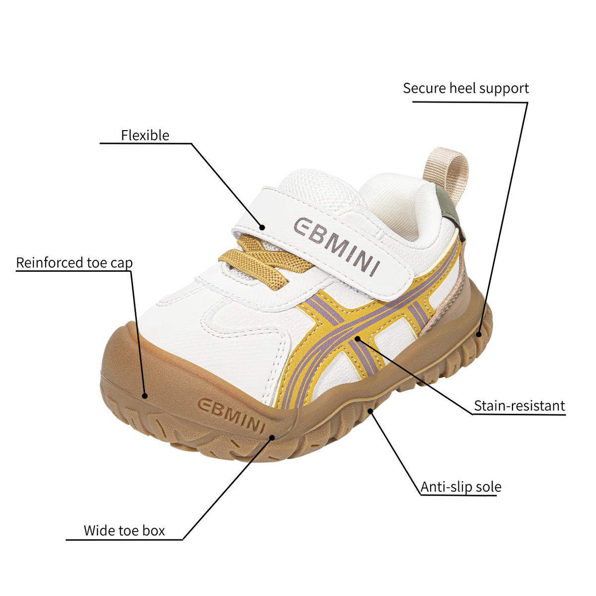 Linen - Barefoot Wide Toe Sneaker - Toddler Boys Girls