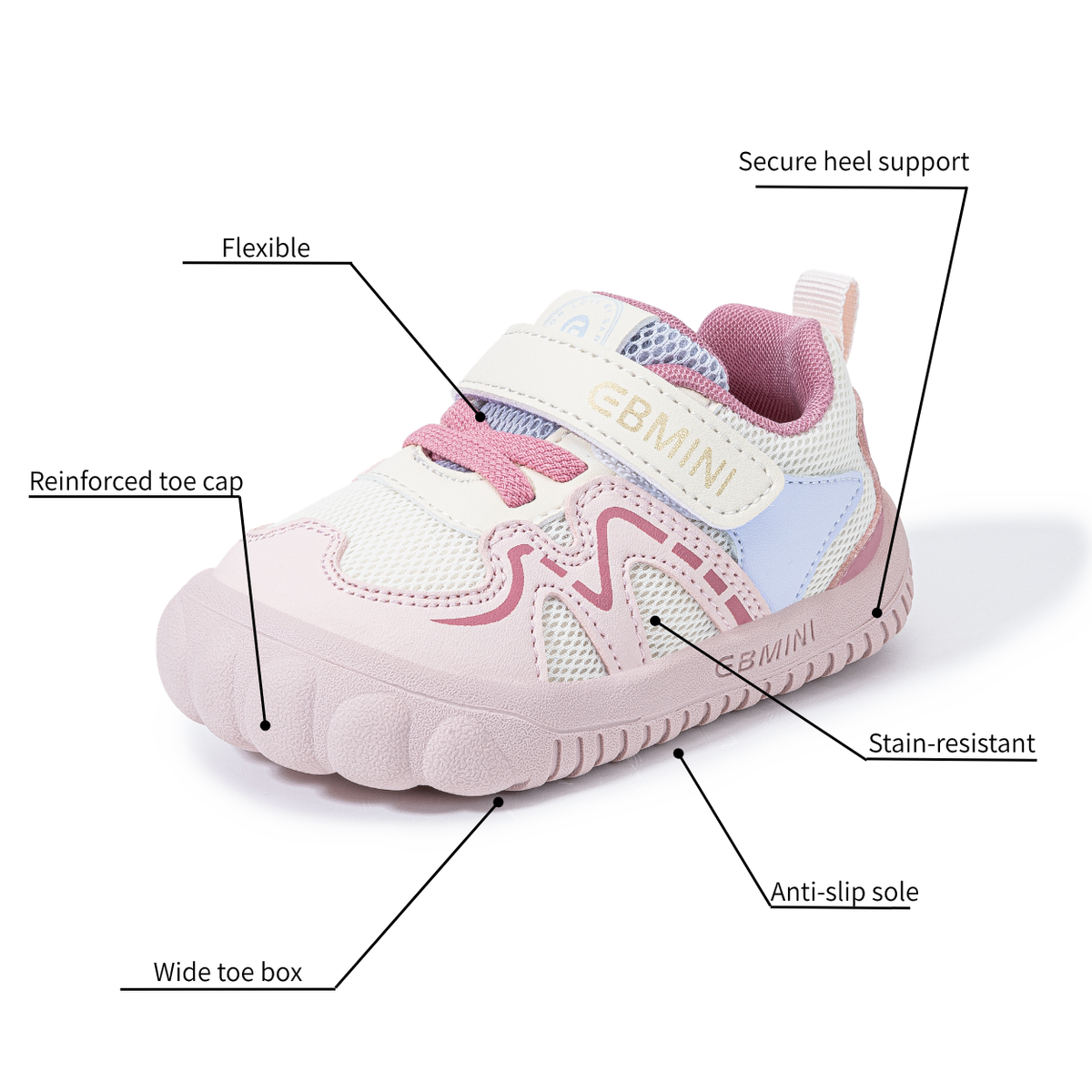 Reed - Barefoot Wide Toe Sneaker - Toddler Boys Girls