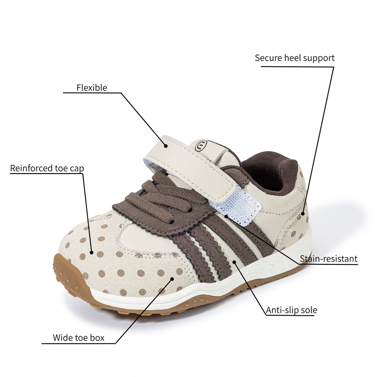 Pinecone - Barefoot Wide Toe Sneaker - Toddler Boys Girls