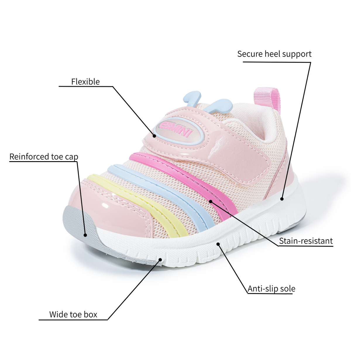 Sprig - Barefoot Wide Toe Sneaker - Toddler Boys Girls
