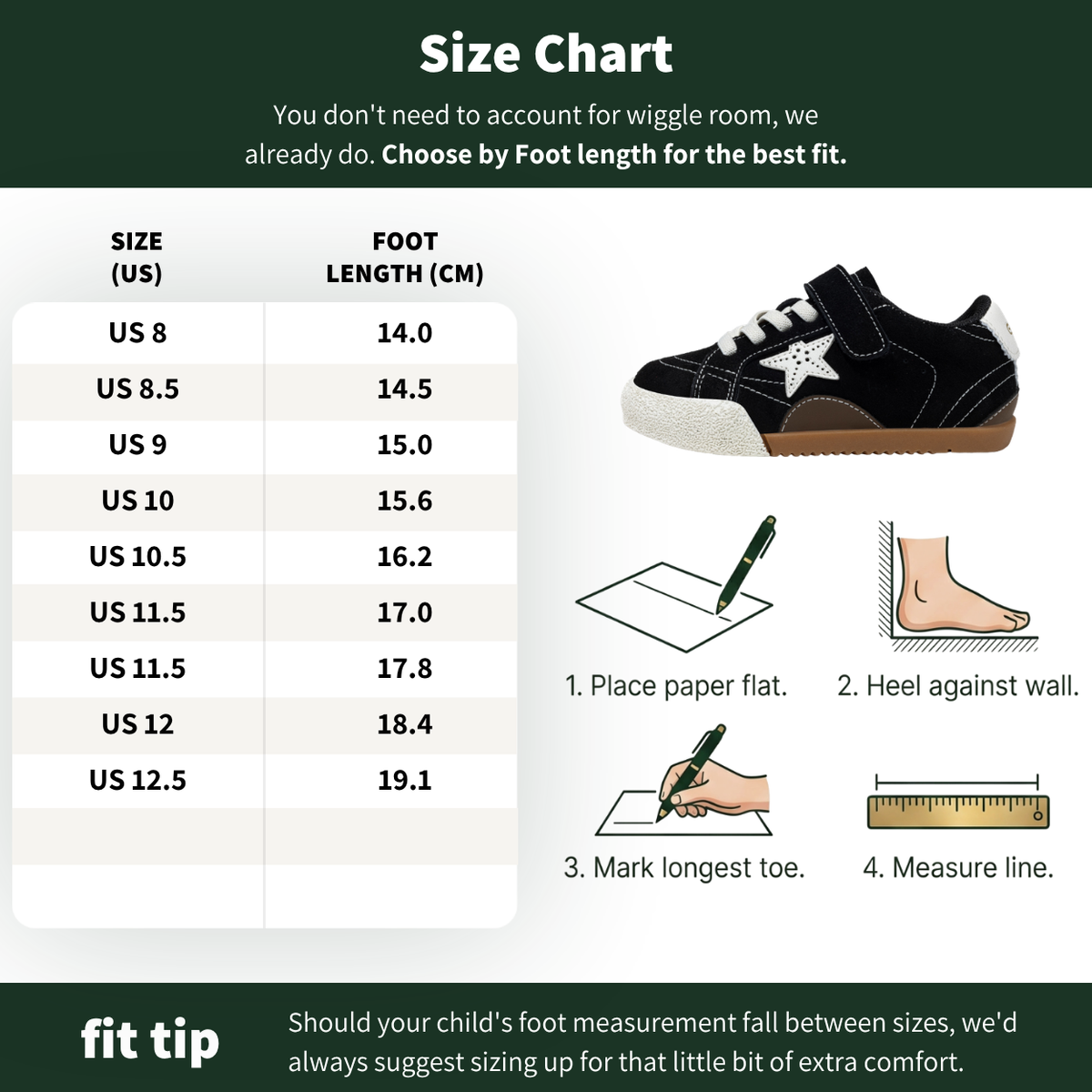 Flint - Barefoot Wide Toe Sneaker - Toddler Boys Girls