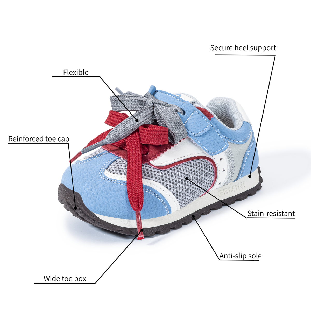 Patter - Barefoot Wide Toe Sneaker - Toddler Boys Girls