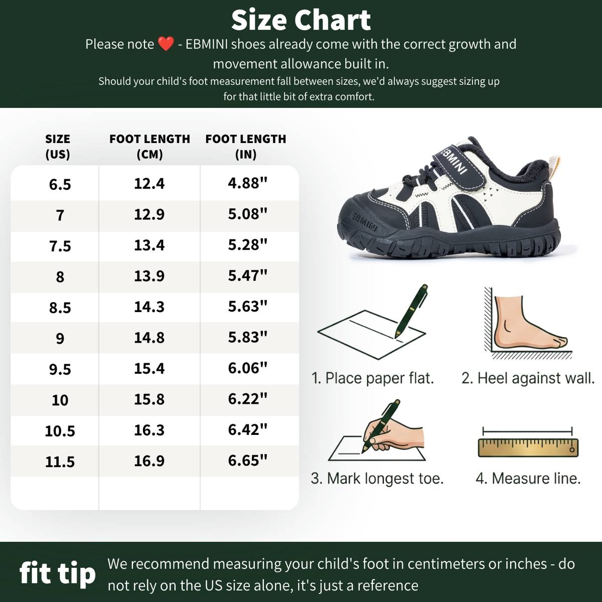 Nectar - Barefoot Wide Toe Sneaker - Toddler Boys Girls
