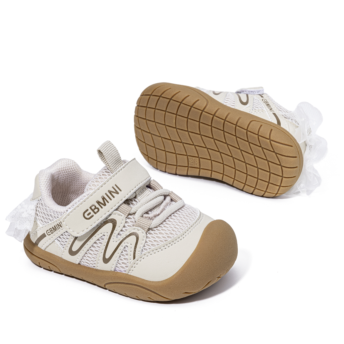 Twirl - Barefoot Mesh Lace Sneaker - Toddler Girls