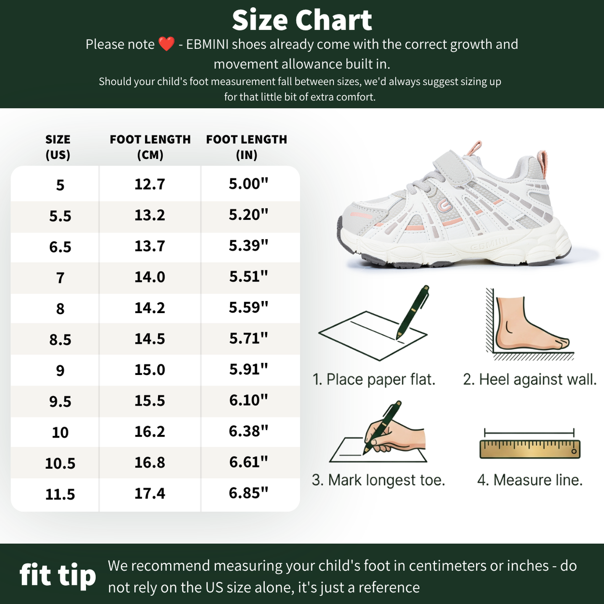 Twinkletoe - Barefoot Wide Toe Sneaker - Toddler Boys Girls