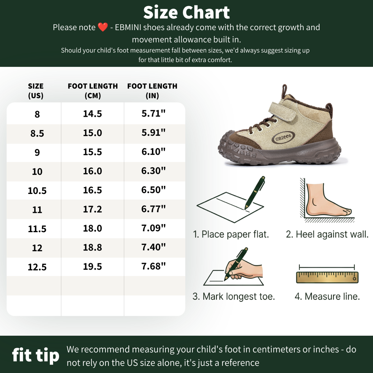 Briar - Barefoot High Top Boot Wide Toe - Toddler Boys Girls
