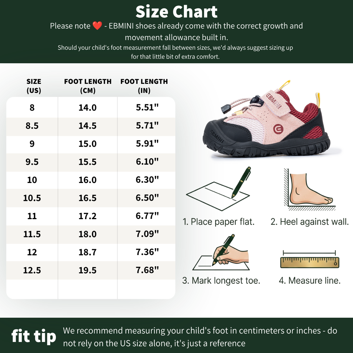 Trail - Barefoot Wide Toe Sneaker - Toddler Boys Girls