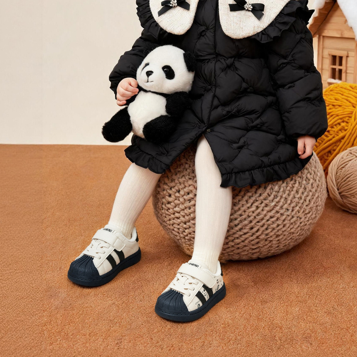 Sorbet - Barefoot Cozy Wide Toe Sneaker - Toddler Boys Girls