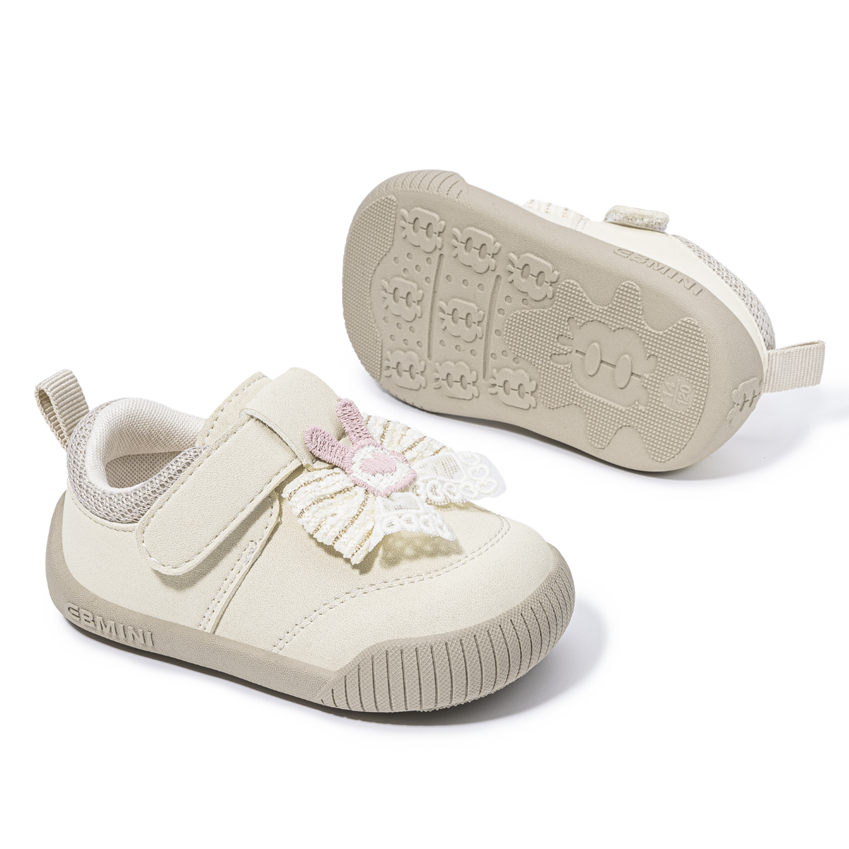 Mulberry - Barefoot Bunny Bow Sneaker - Toddler Girls