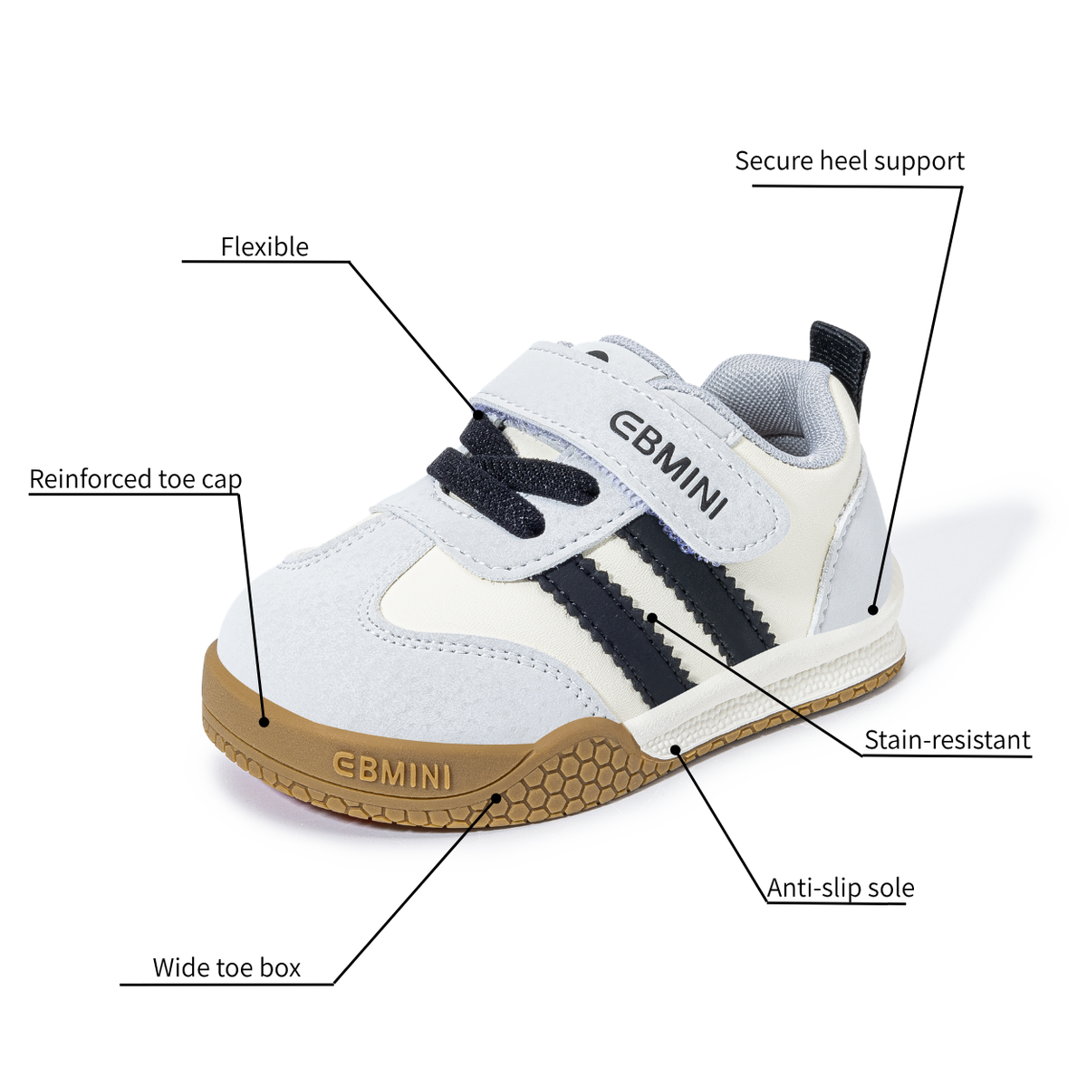 Peach - Barefoot Wide Toe Sneaker - Toddler Boys Girls