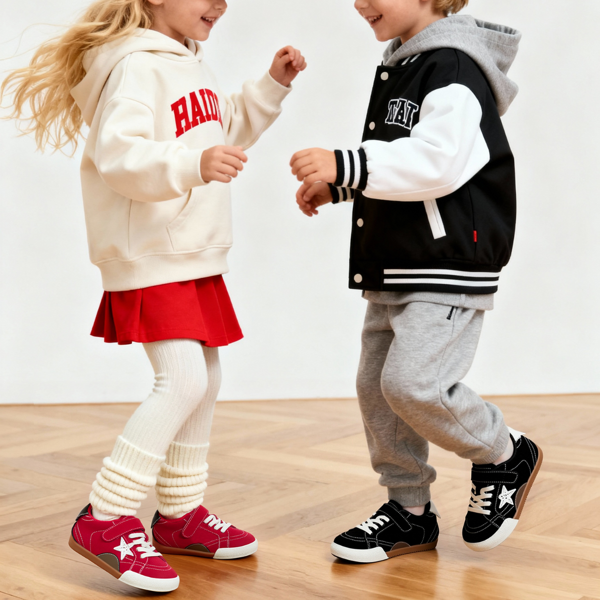Flint - Barefoot Wide Toe Sneaker - Toddler Boys Girls
