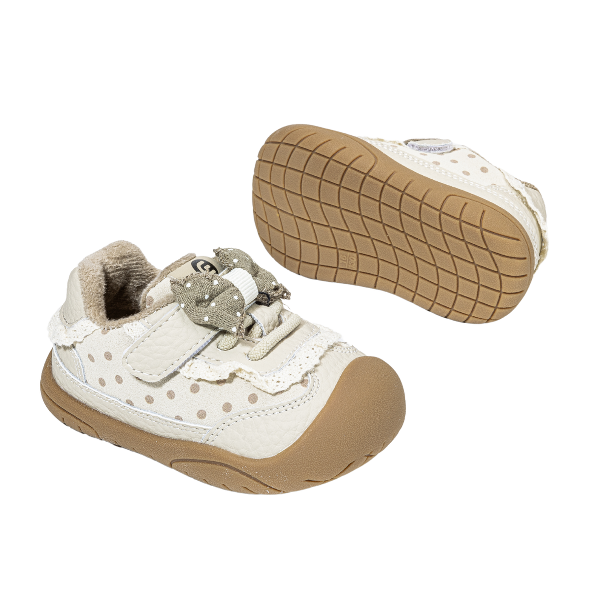 Buttercup - Barefoot Polka-Dot Sneaker - Toddler Girls