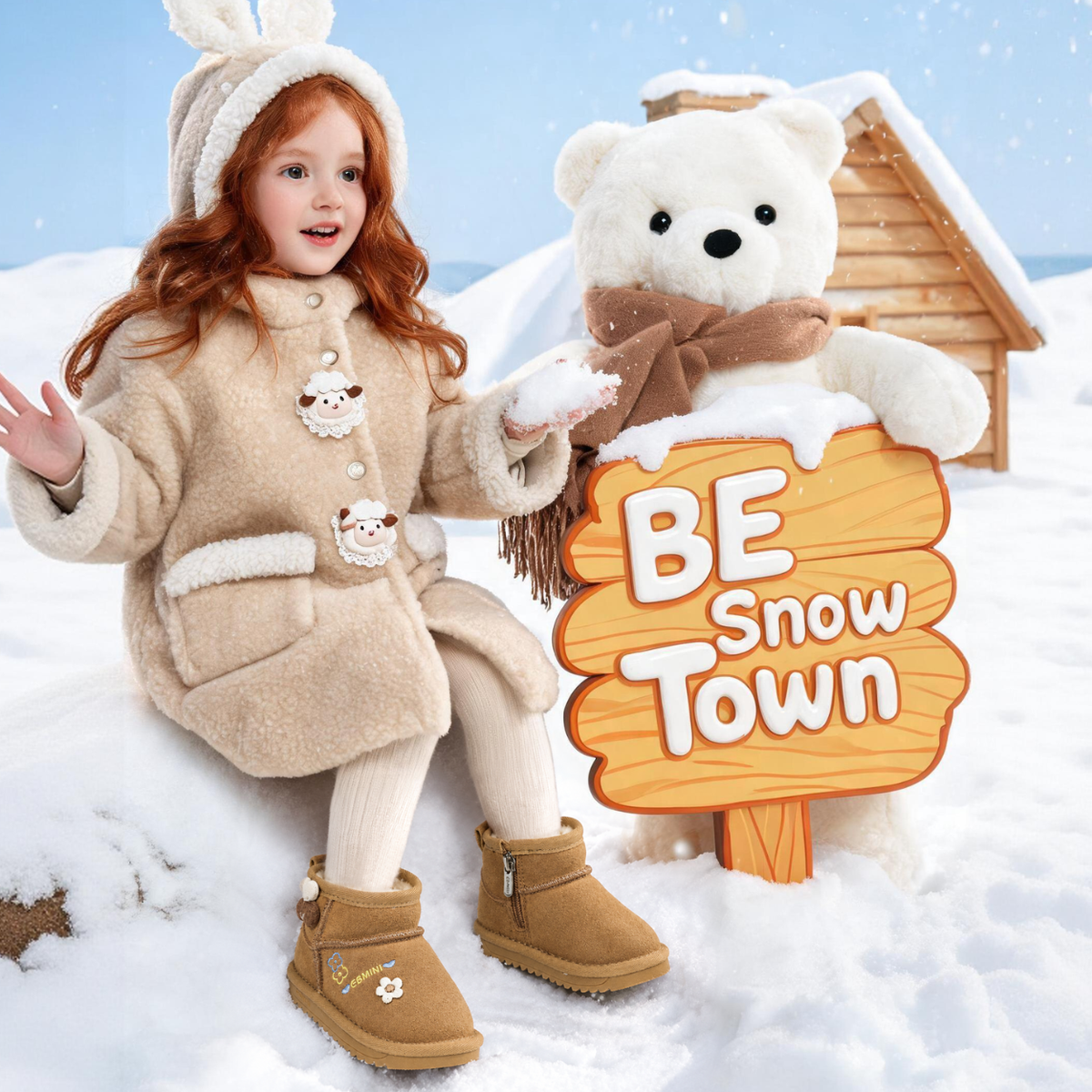 Sugarplum - Barefoot Cozy Ankle Boot - Toddler Boys Girls