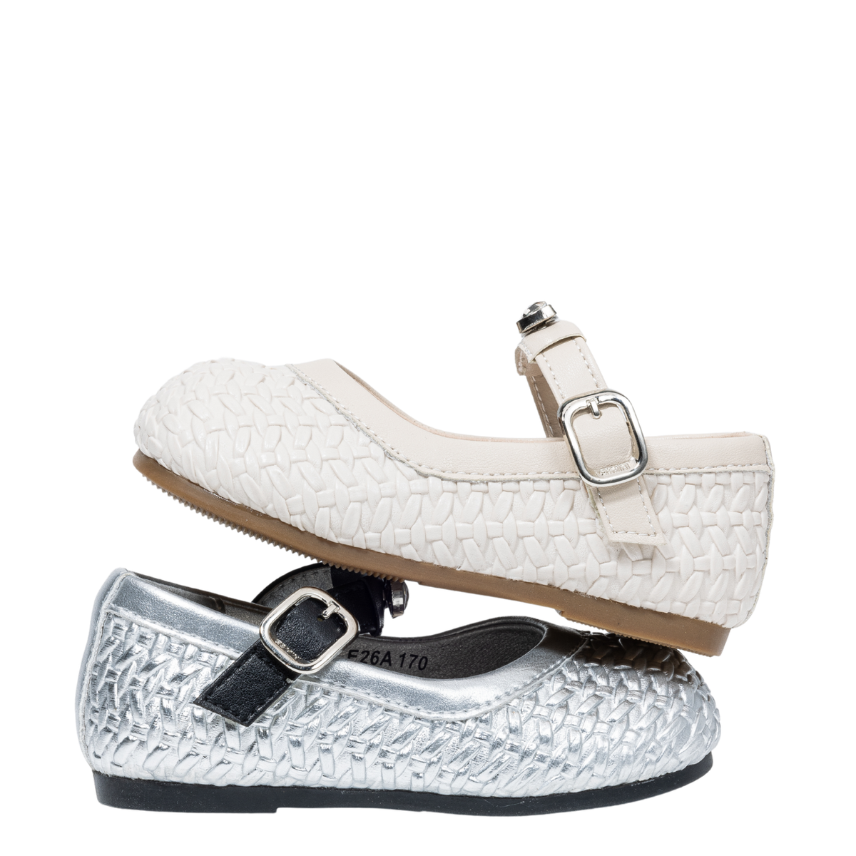 Pearl - Barefoot Woven Mary Jane - Toddler Girls
