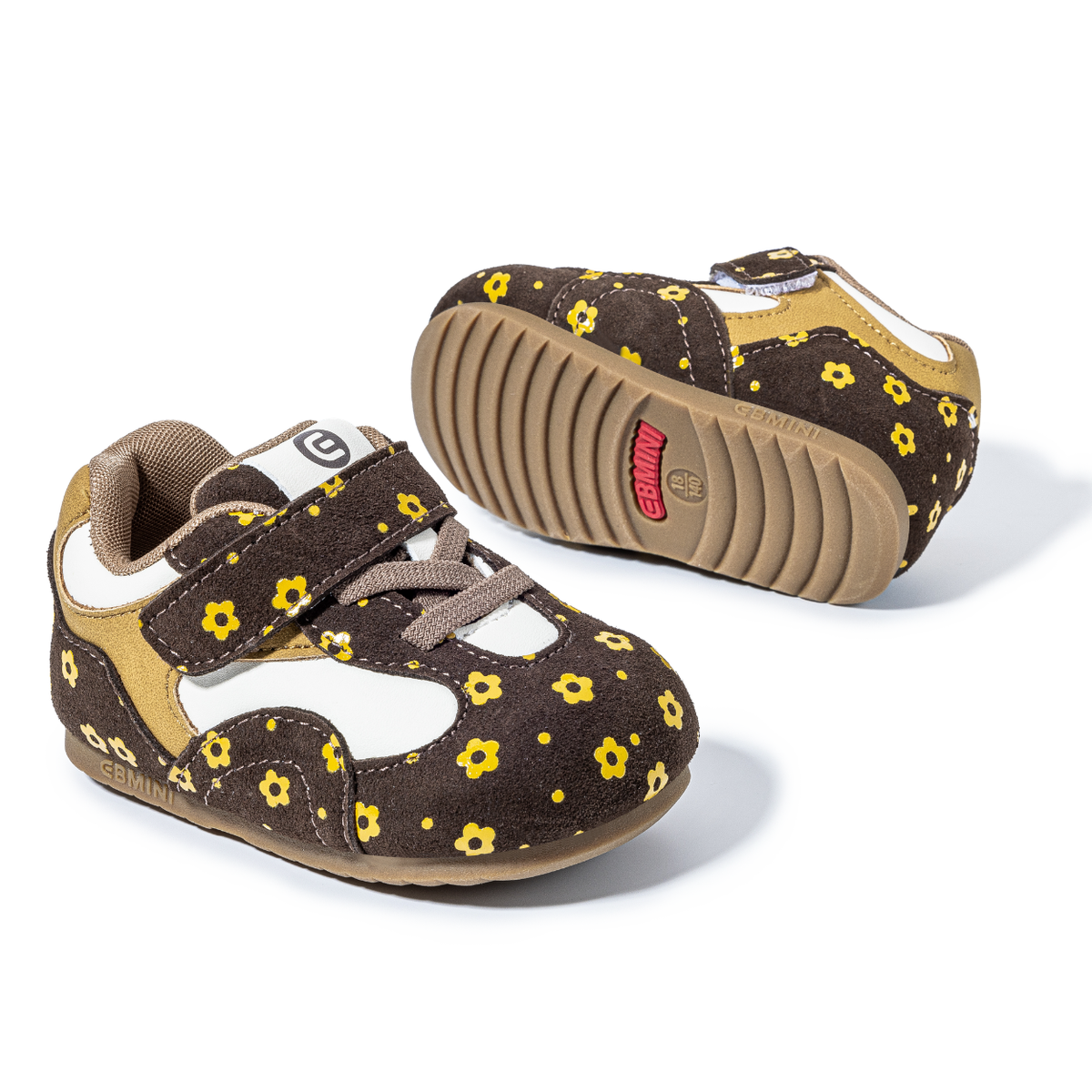 Sugarplum - Barefoot Floral Canvas Sneaker - Toddler Boys Girls