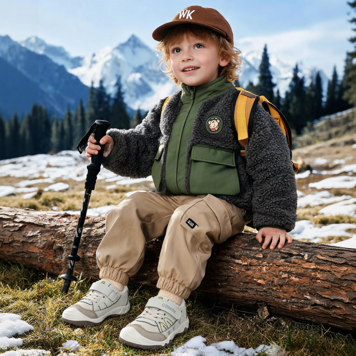 Cinnamonroll - Barefoot Wide Toe Sneaker - Toddler Boys Girls