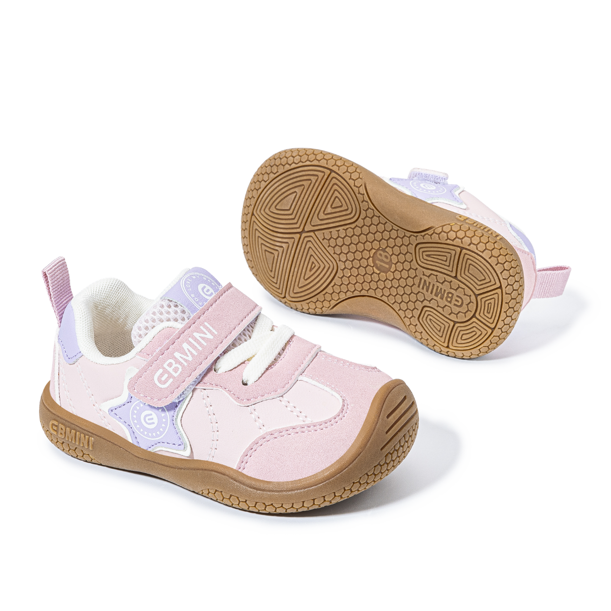 Walnut - Barefoot Wide Toe Sneaker - Toddler Boys Girls