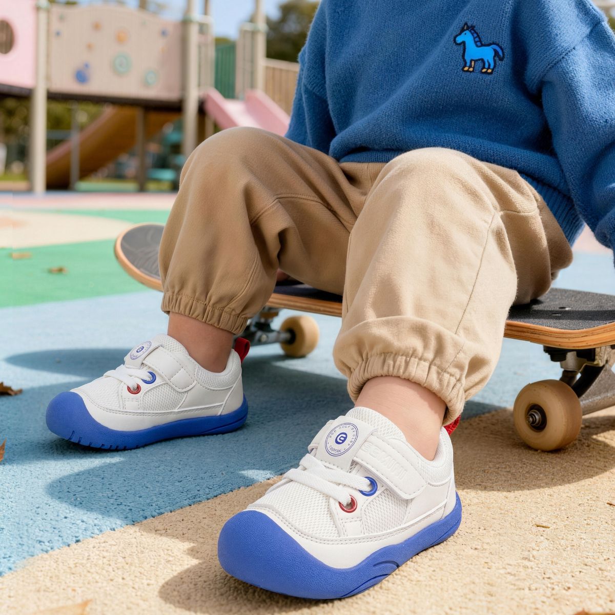 Trotter - Barefoot Wide Toe Sneaker - Toddler Boys Girls