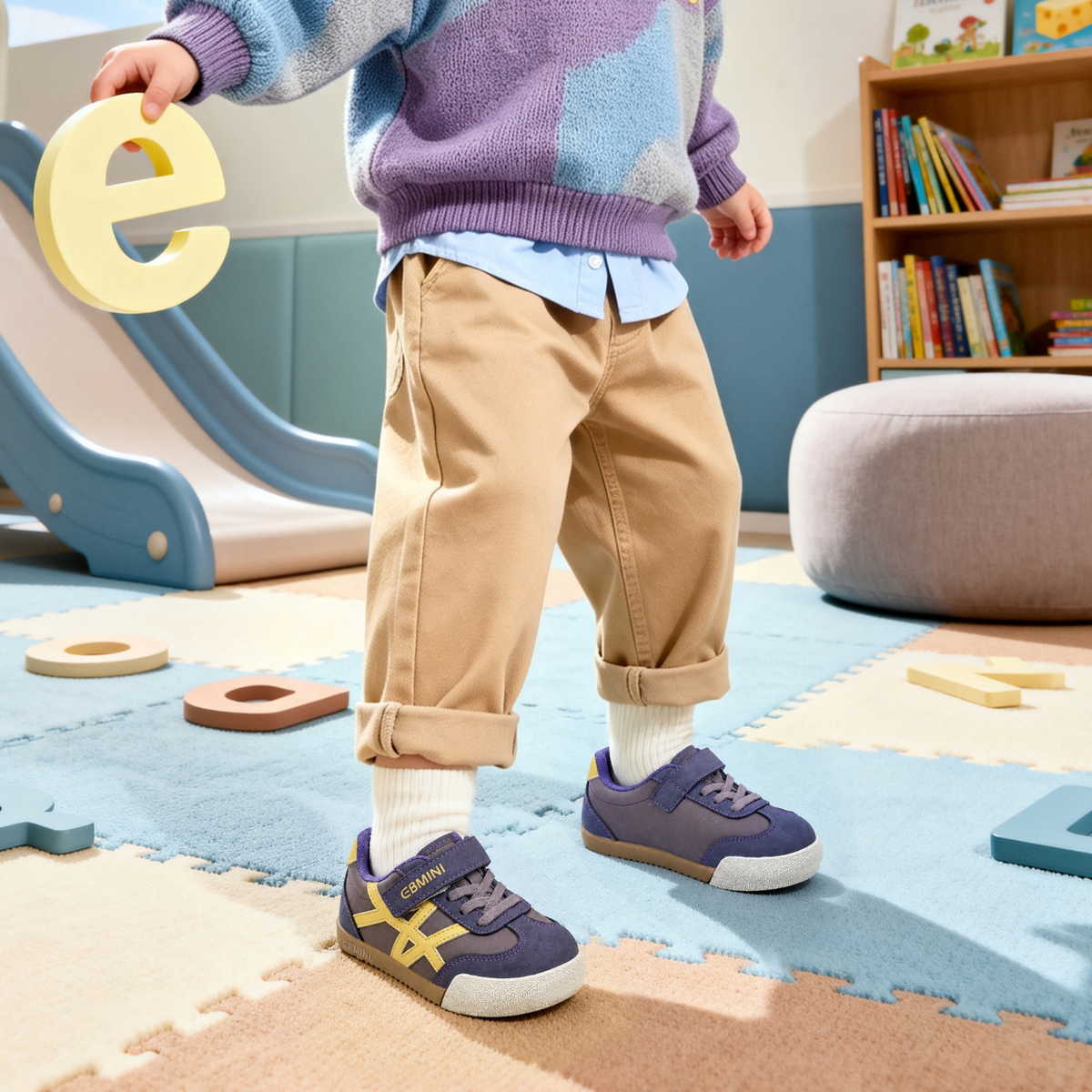 Trotter - Barefoot Wide Toe Sneaker - Toddler Boys Girls