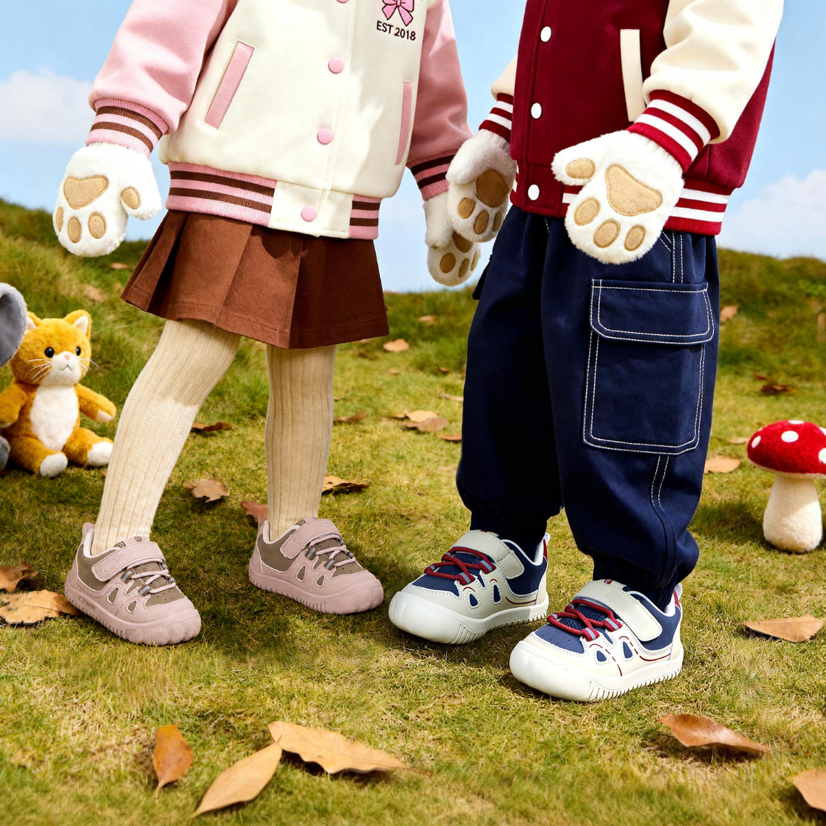 Lark - Barefoot Chunky Sole Sneaker - Toddler Boys Girls