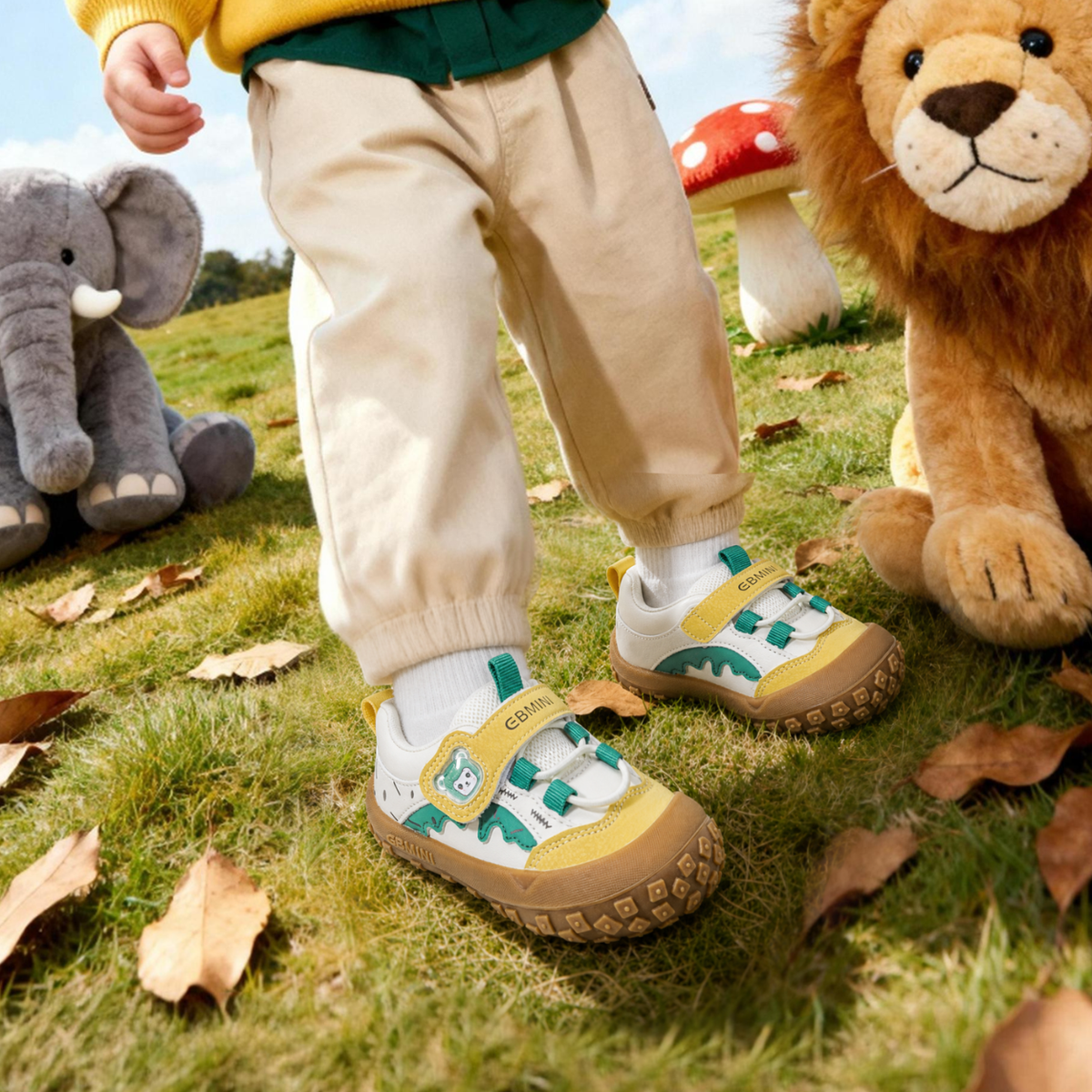 Littlewing - Barefoot Wide Toe Sneaker - Toddler Boys Girls
