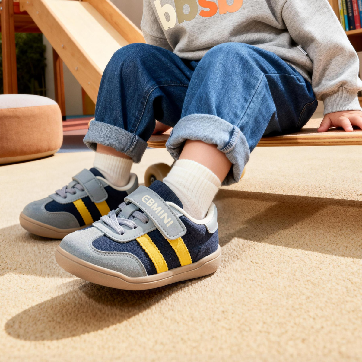 Blossom - Barefoot Wide Toe Sneaker - Toddler Boys Girls