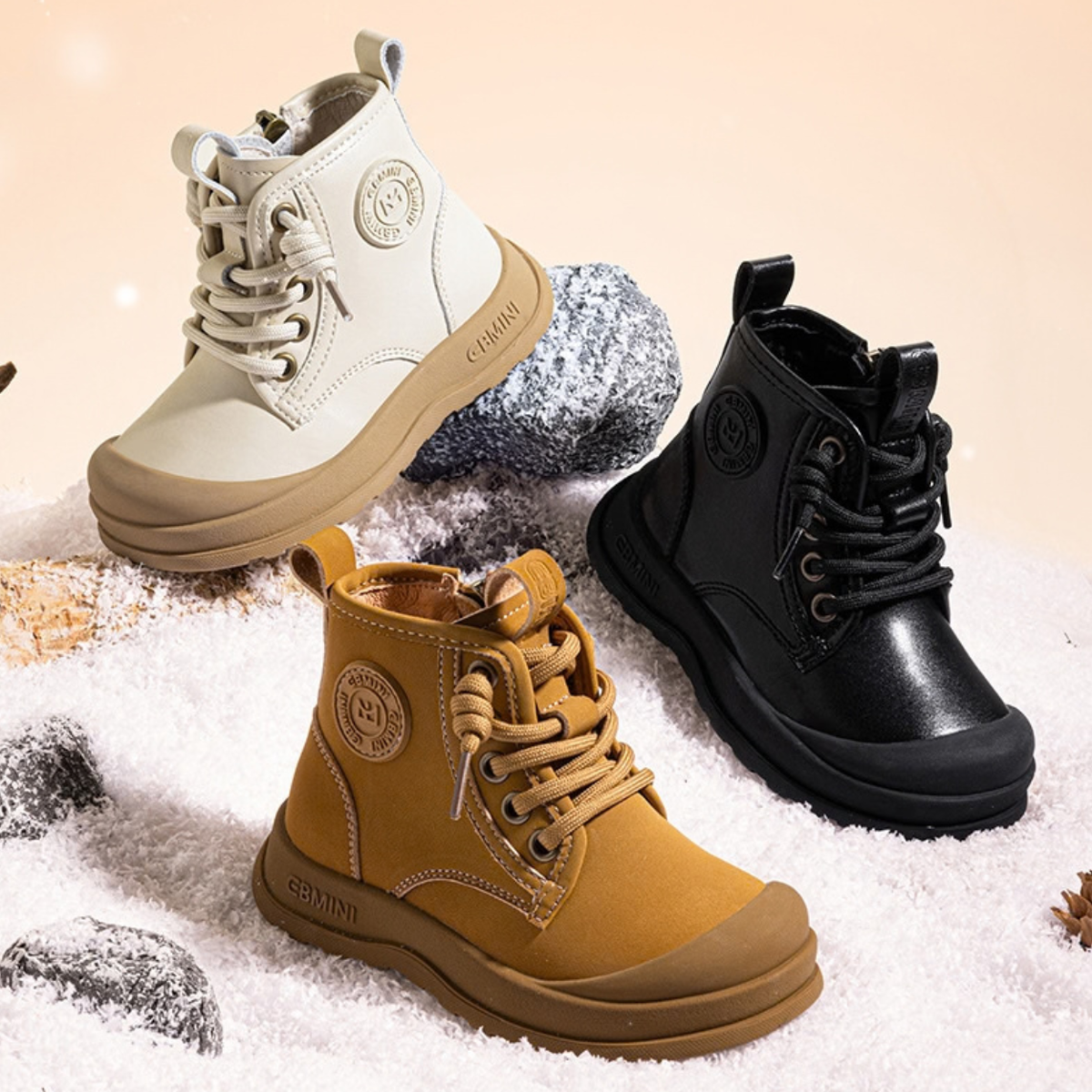 Sweetpea - Barefoot Leather Ankle Boot - Toddler Boys Girls