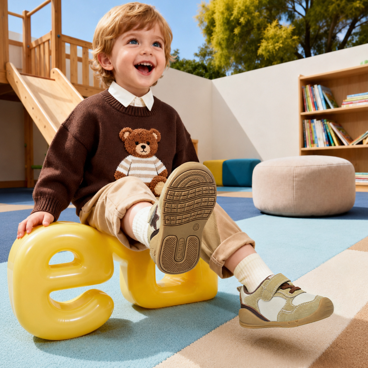 Cocoa - Barefoot Wide Toe Sneaker - Toddler Boys Girls