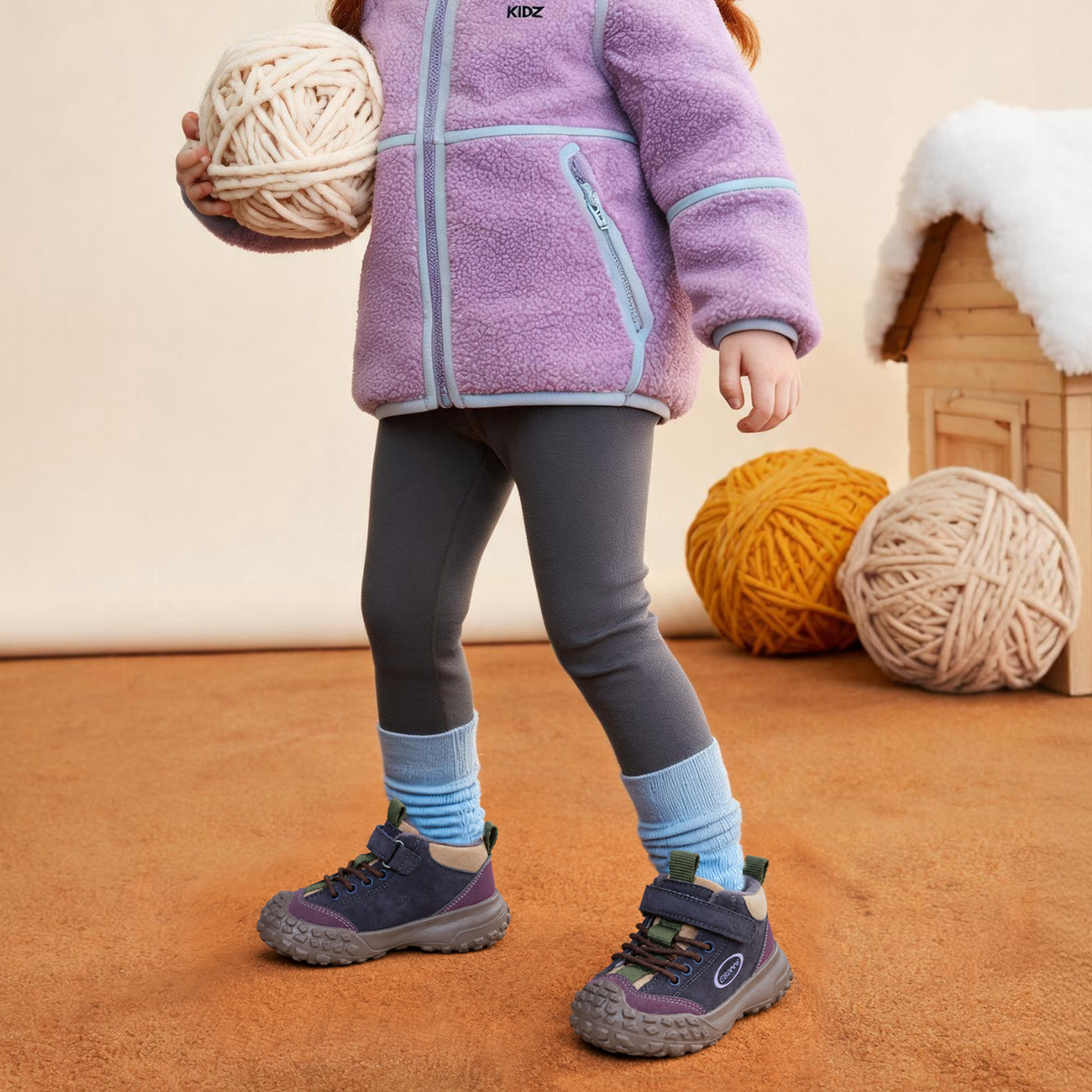 Briar - Barefoot High Top Boot Wide Toe - Toddler Boys Girls