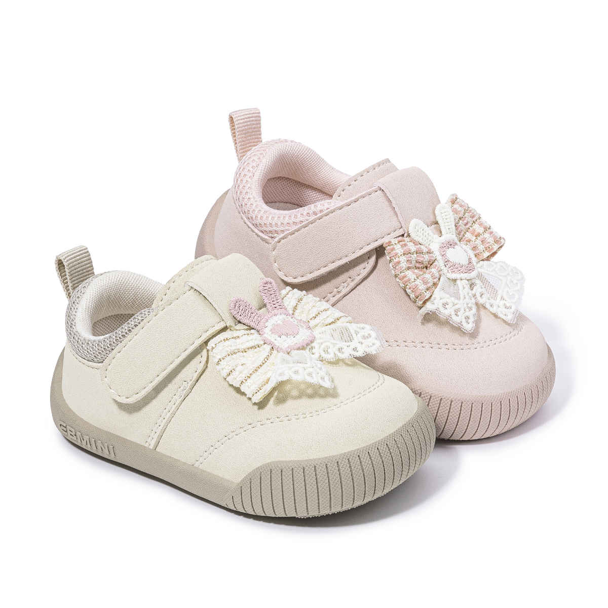 Mulberry - Barefoot Bunny Bow Sneaker - Toddler Girls