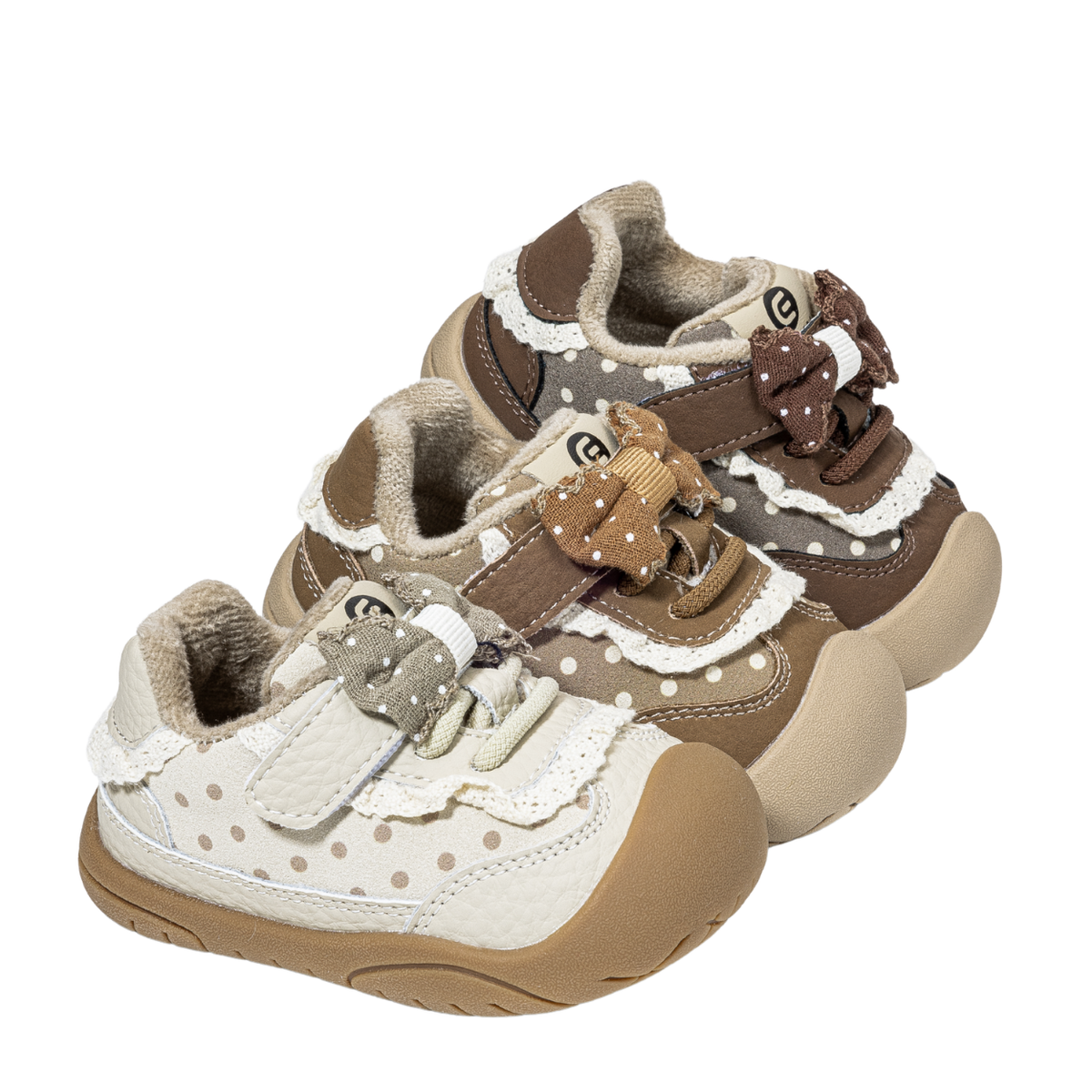 Buttercup - Barefoot Polka-Dot Sneaker - Toddler Girls