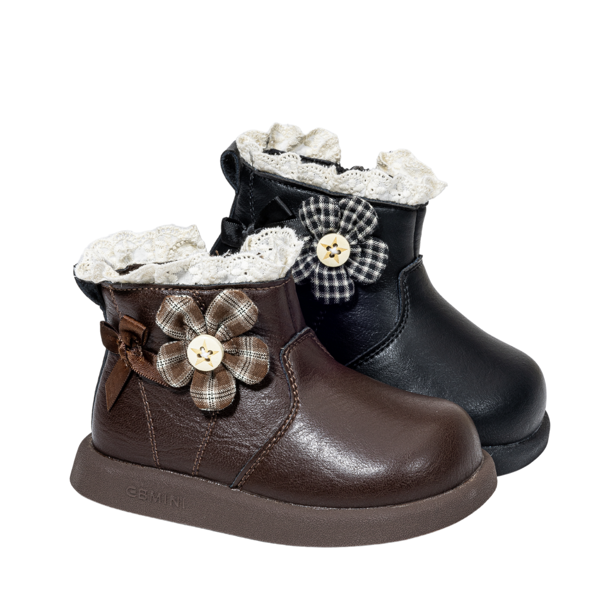 Willow - Barefoot Ruffle Boot Wide Toe - Toddler Girls