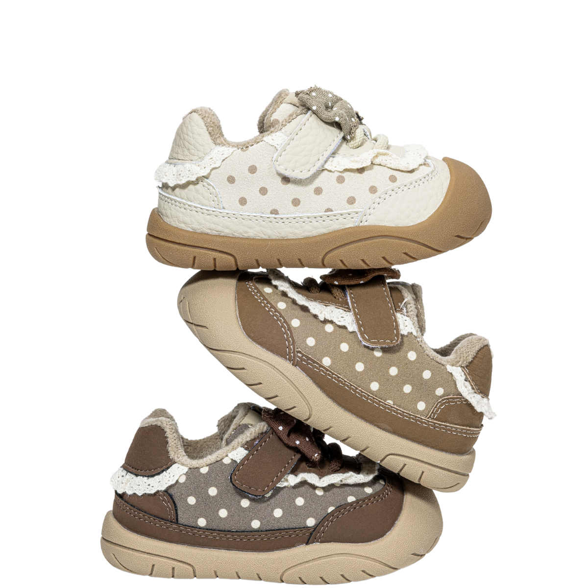 Buttercup - Barefoot Polka-Dot Sneaker - Toddler Girls