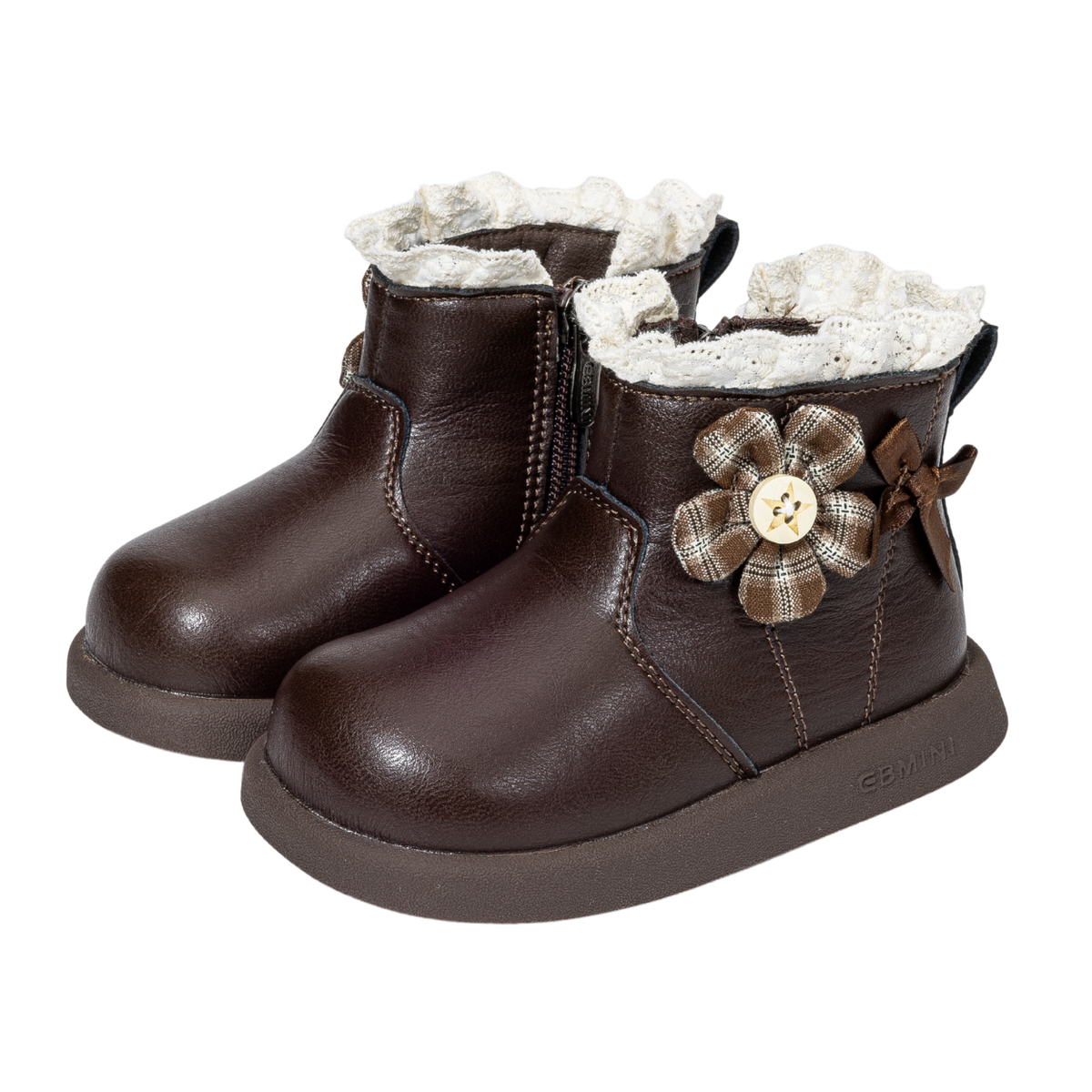 Willow - Barefoot Ruffle Boot Wide Toe - Toddler Girls