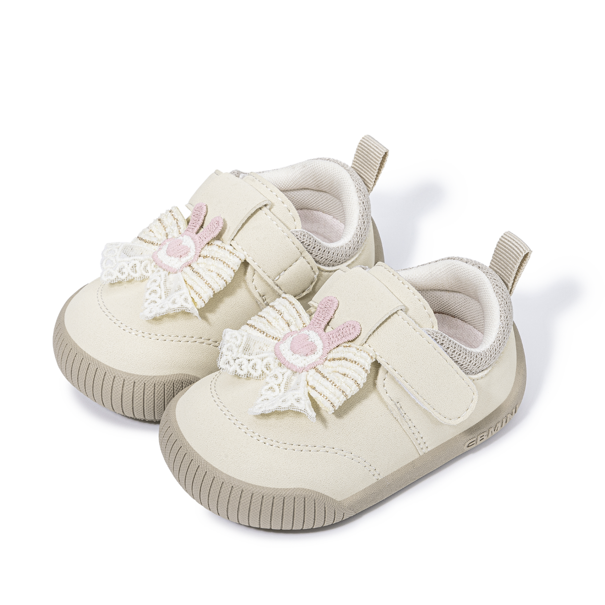 Mulberry - Barefoot Bunny Bow Sneaker - Toddler Girls