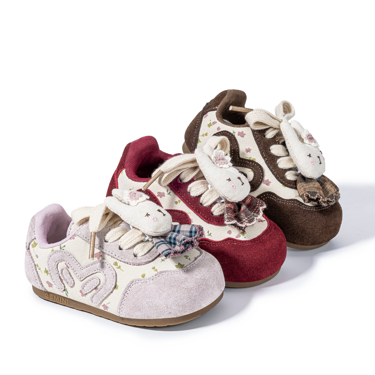Skippykin - Barefoot Wide Toe Floral Sneaker - Toddler Girls Boys